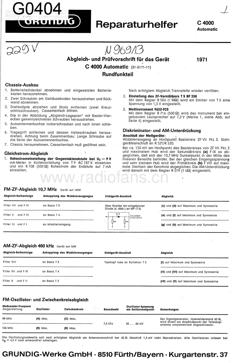 GrundigC4000 维修电路图、原理图.pdf_第1页