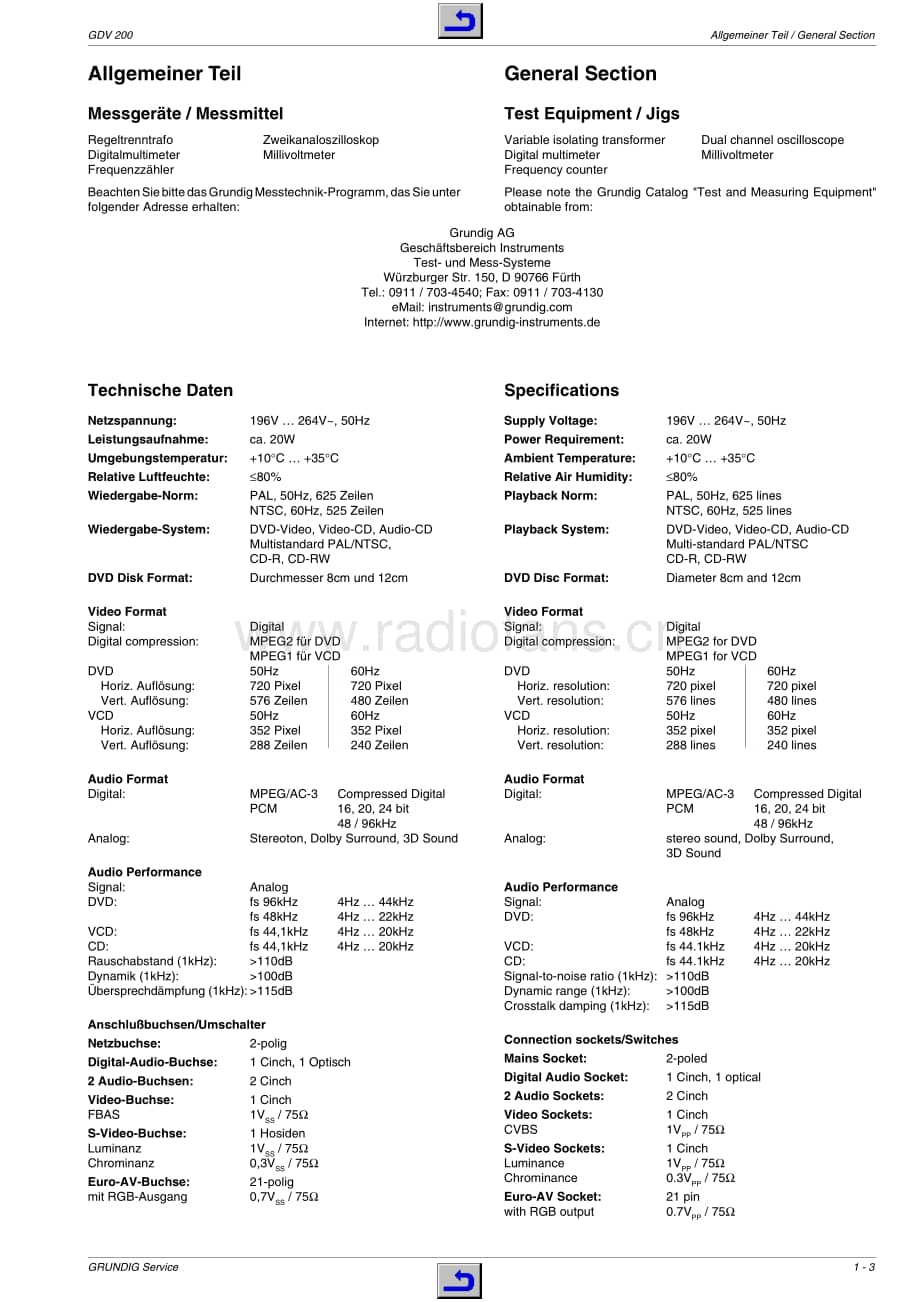 GrundigGDV200 维修电路图、原理图.pdf_第3页