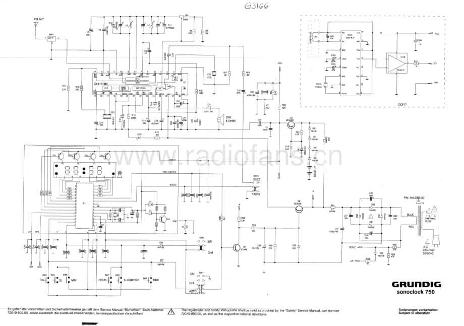 GrundigSonoclock750 维修电路图、原理图.pdf_第2页