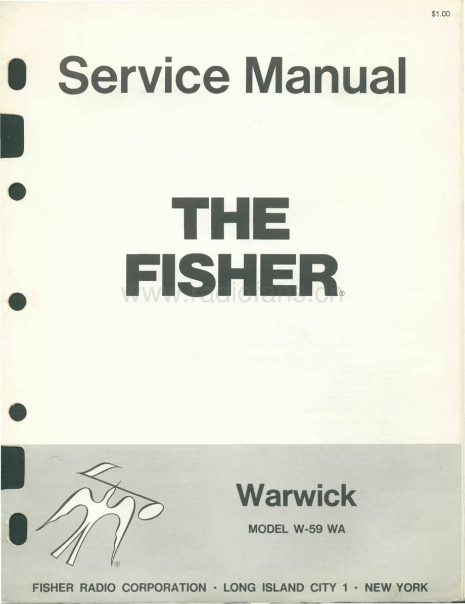 FisherWARWICKW59WAServiceManual 电路原理图.pdf_第1页