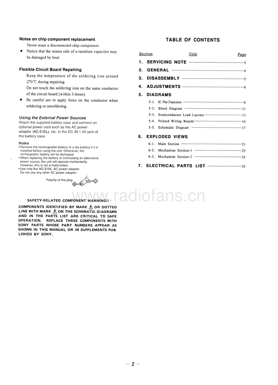 sony_wmex999 电路图 维修原理图.pdf_第2页