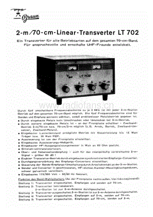 BraunLT702Schematic电路原理图.pdf