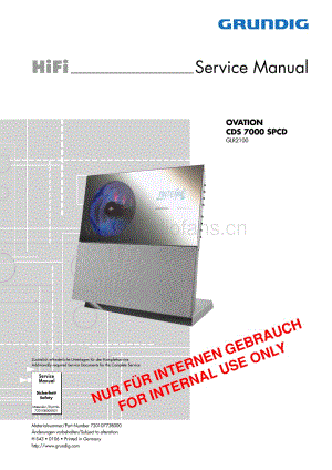 GrundigCDS7000SPCD 维修电路图、原理图.pdf