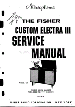 FisherCUSTOMELECTRA420ServiceManual2电路原理图 维修电路图 原理图.pdf