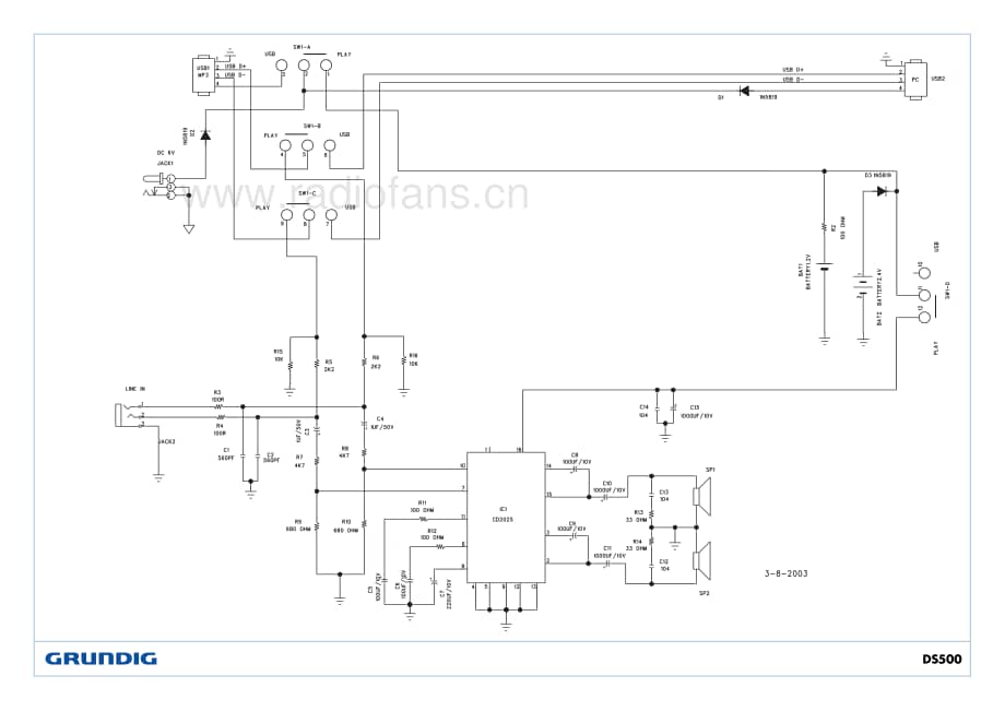 GrundigDS500 维修电路图、原理图.pdf_第2页