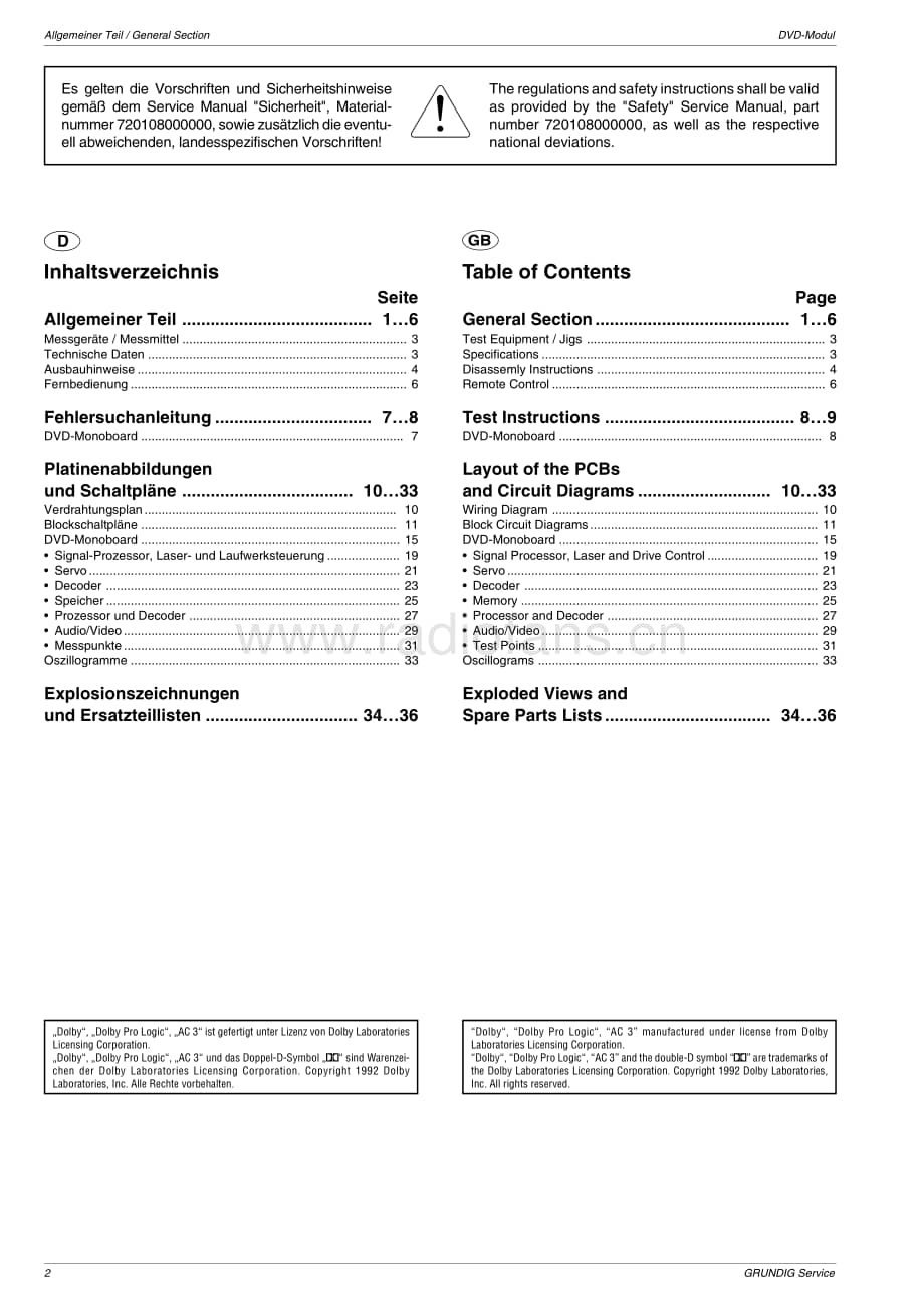 GrundigARGANTO82FLAT 维修电路图、原理图.pdf_第2页