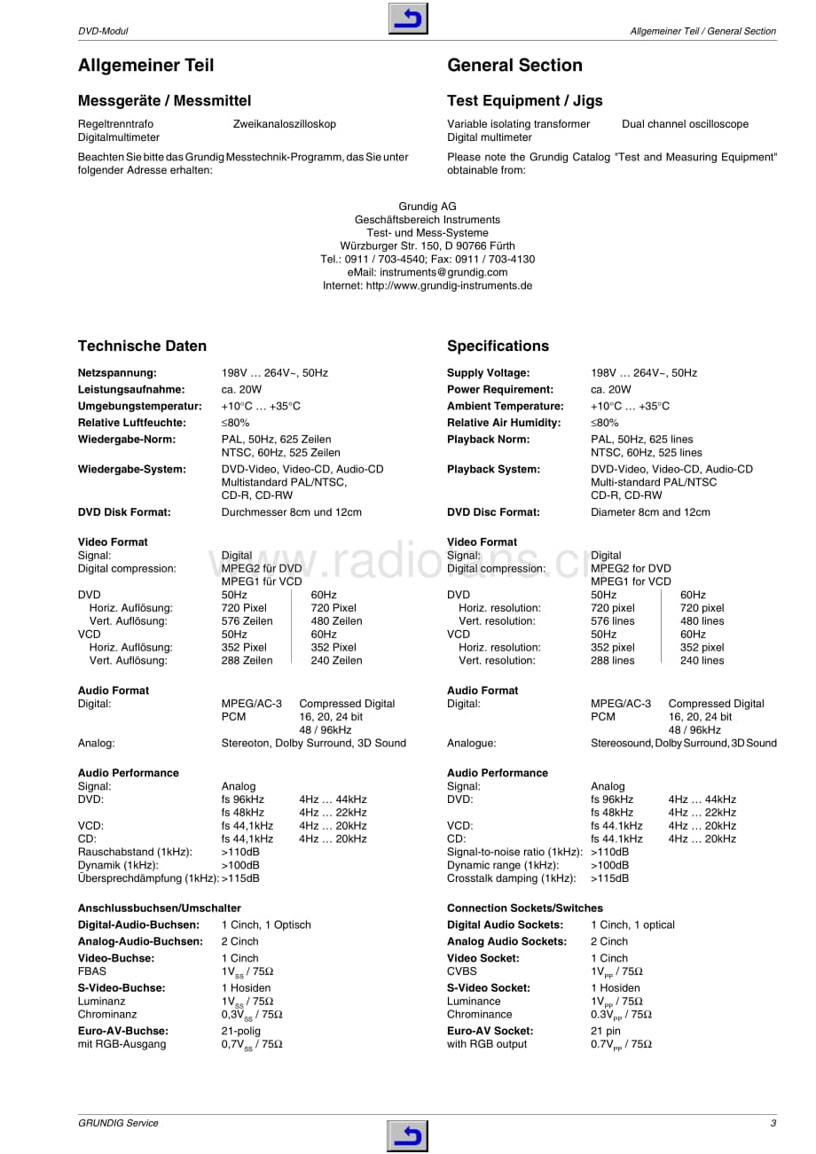 GrundigARGANTO82FLAT 维修电路图、原理图.pdf_第3页