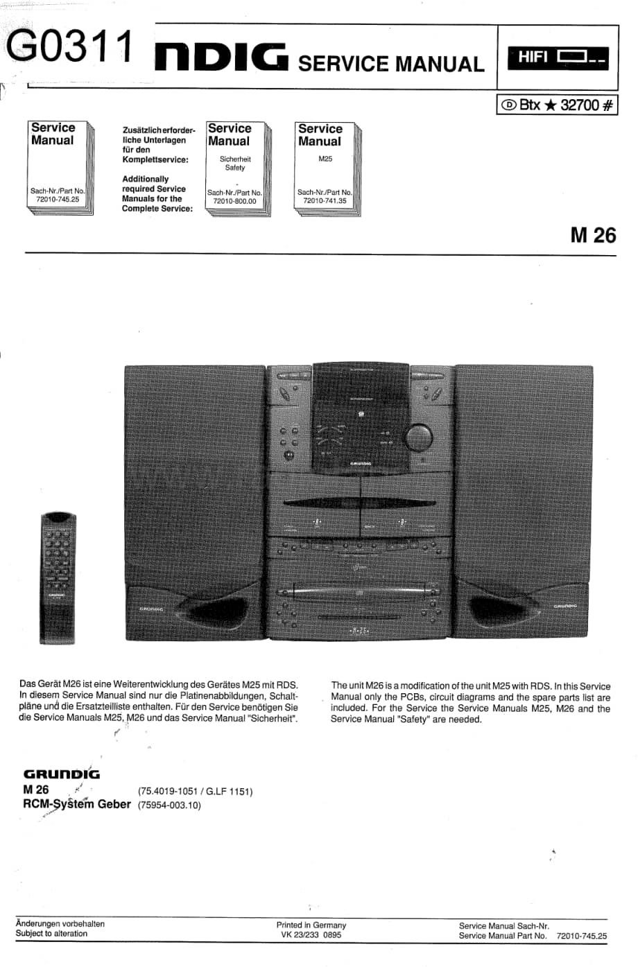 GrundigM26 维修电路图、原理图.pdf_第1页