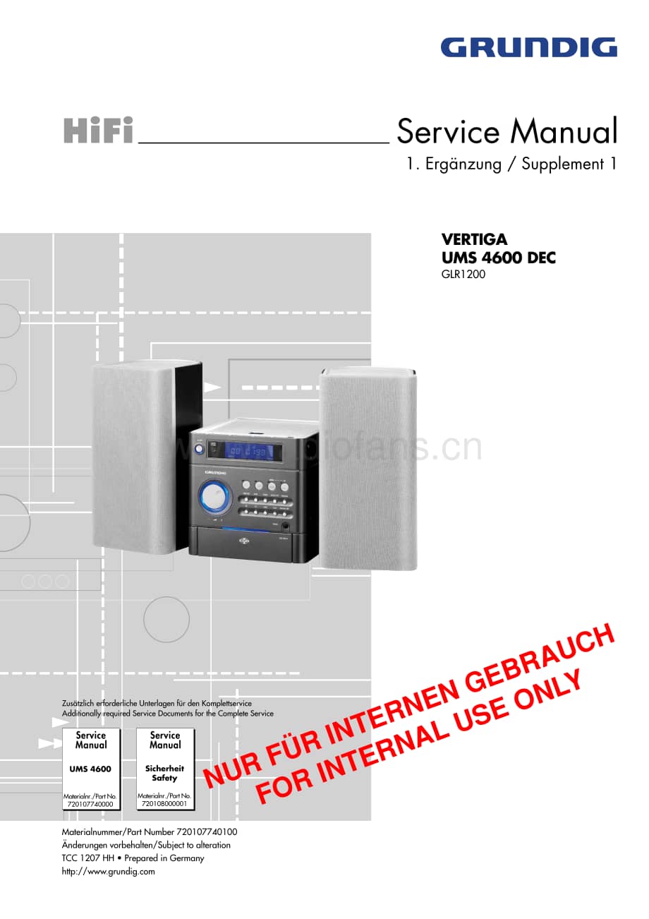 GrundigUMS4600DECServiceManual2 维修电路图、原理图.pdf_第1页