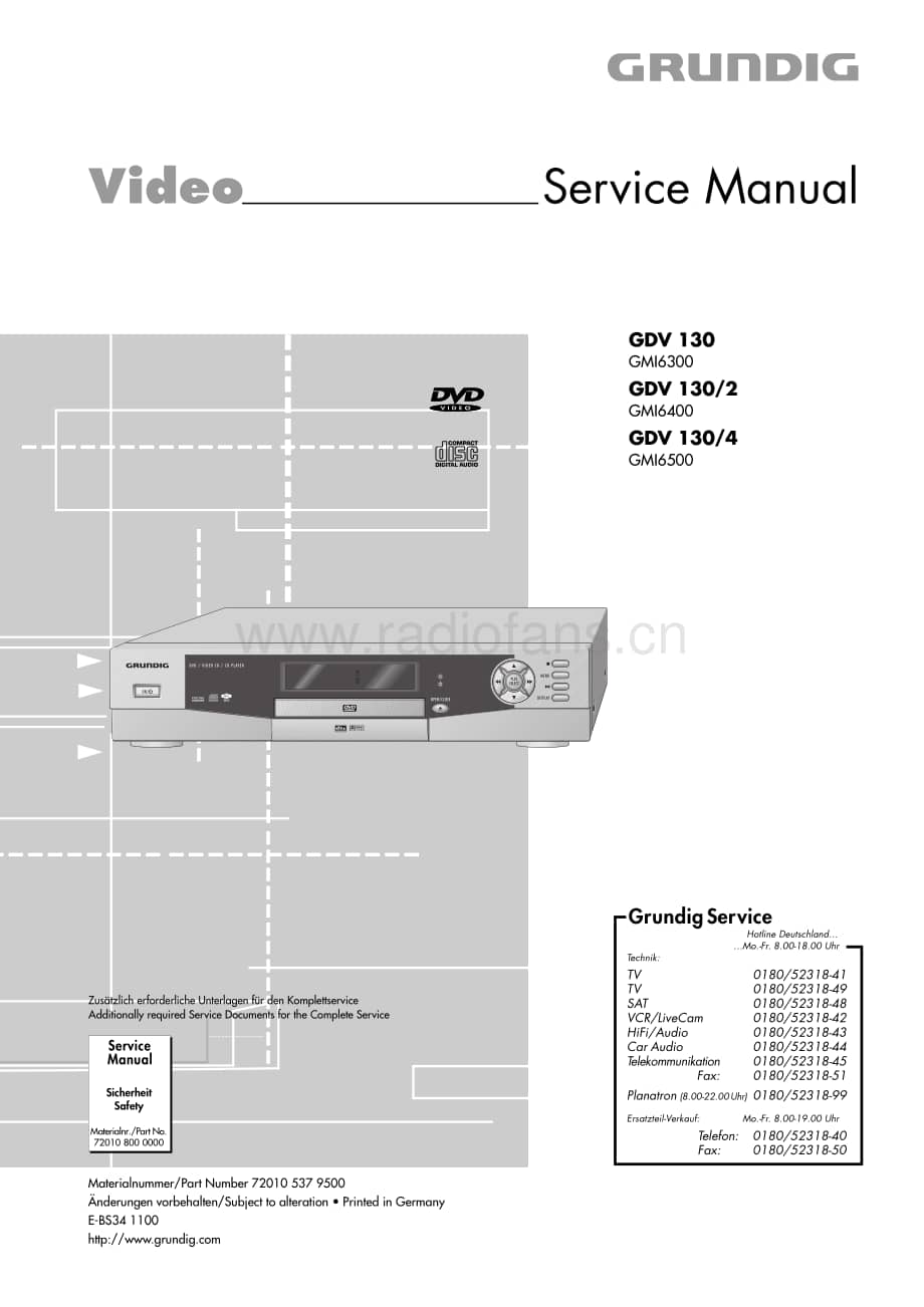 GrundigGDV130 维修电路图、原理图.pdf_第1页