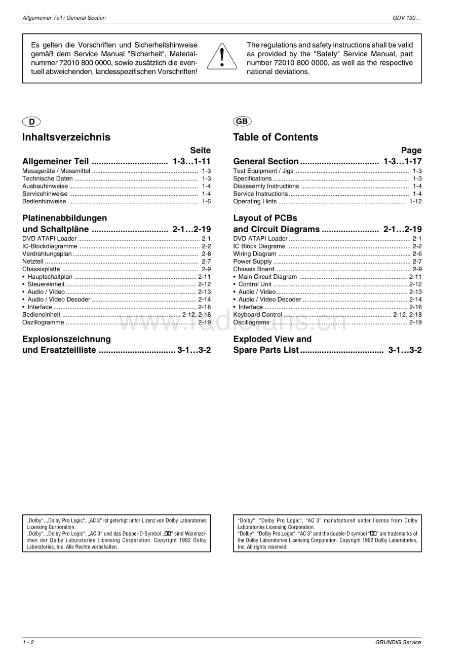 GrundigGDV130 维修电路图、原理图.pdf_第2页