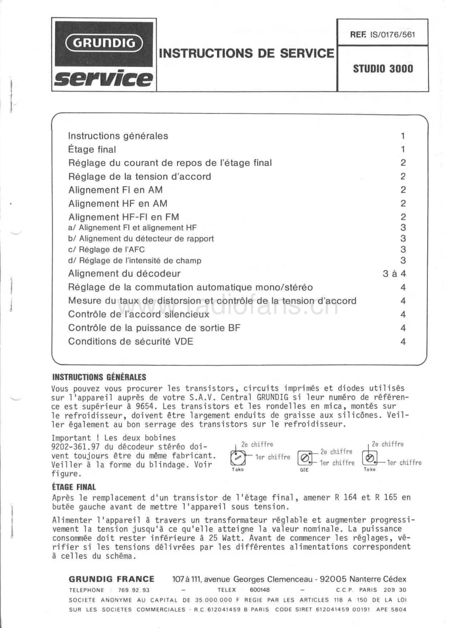 GrundigStudio3000 维修电路图、原理图.pdf_第1页