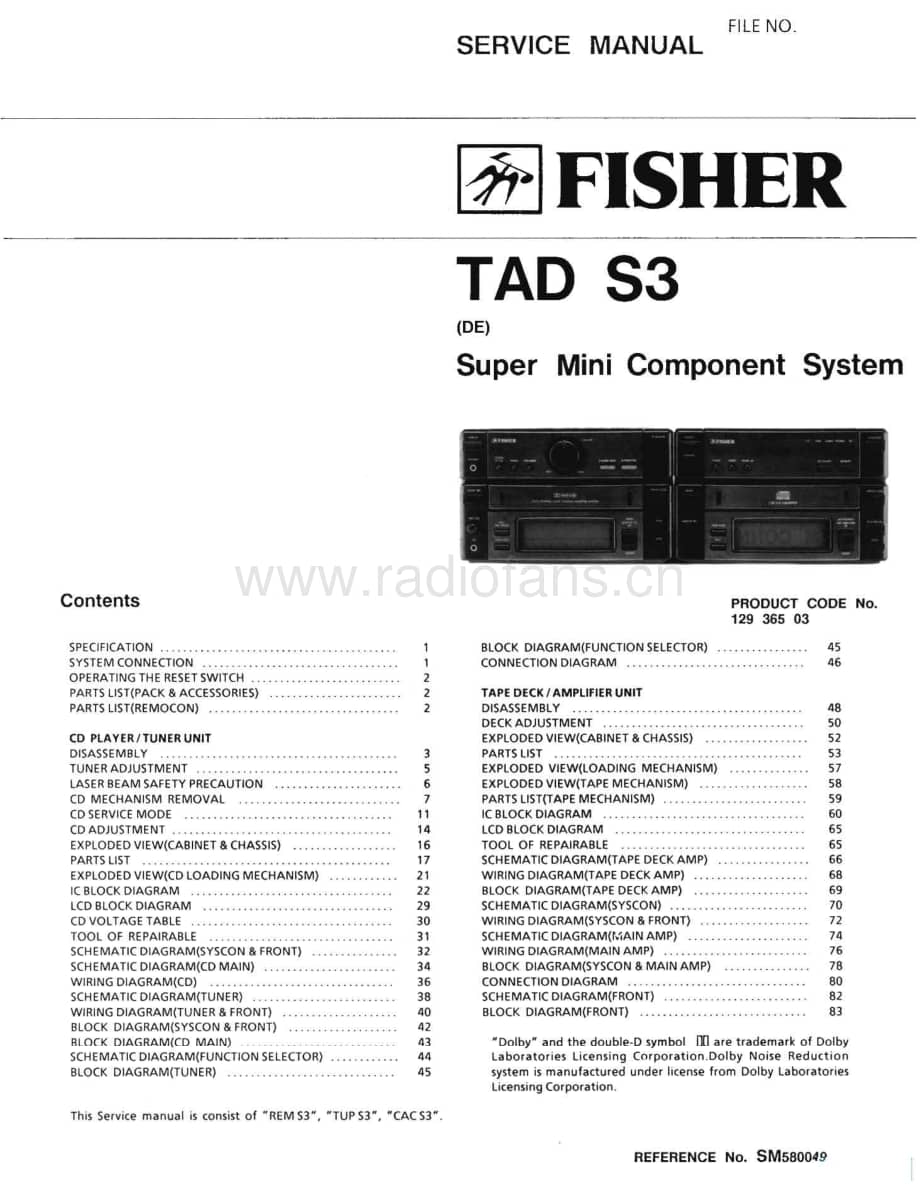 FisherTADS3Schematic电路原理图 维修电路图 原理图.pdf_第1页