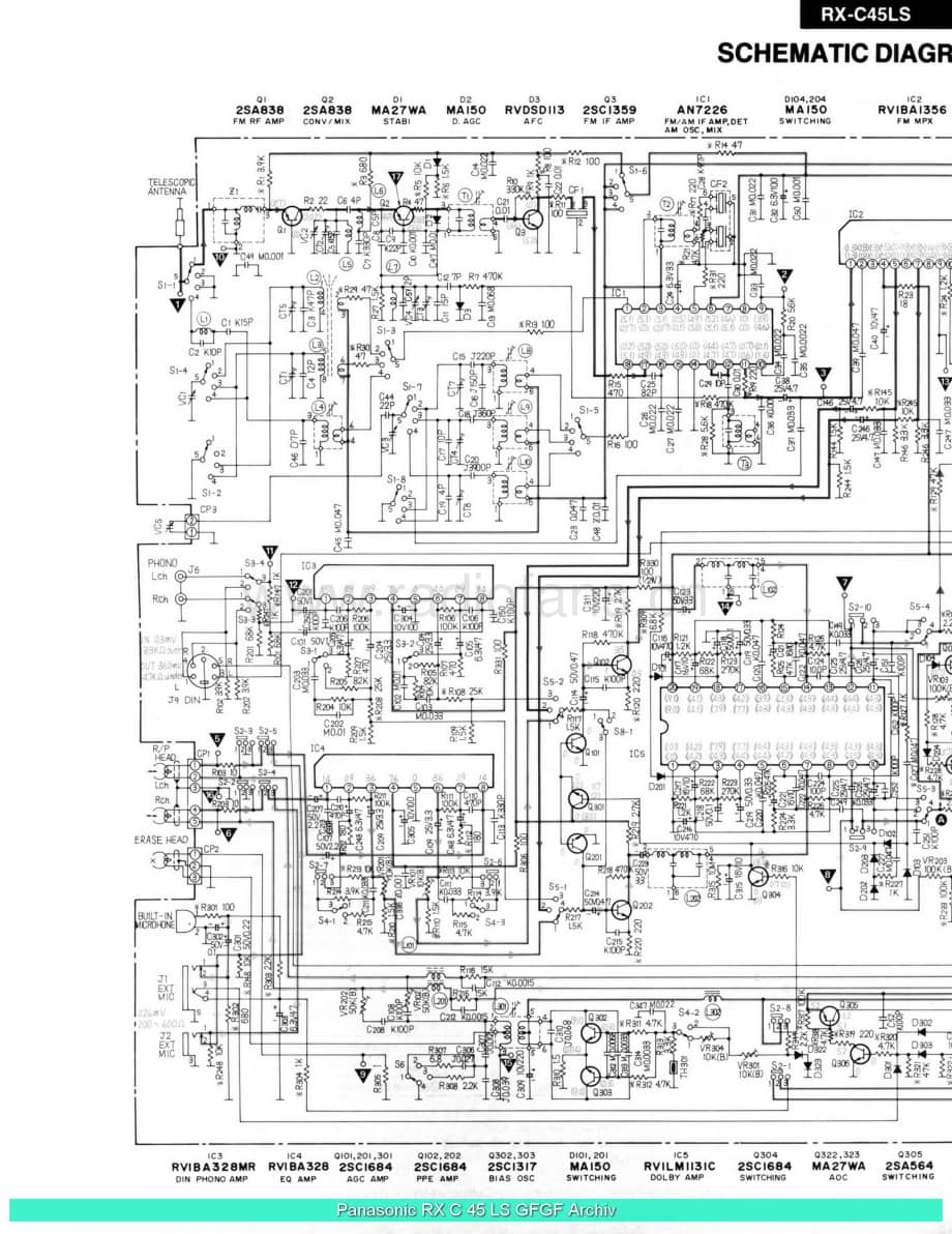 Panasonic_RX-C45LS_sch 电路图 维修原理图.pdf_第2页