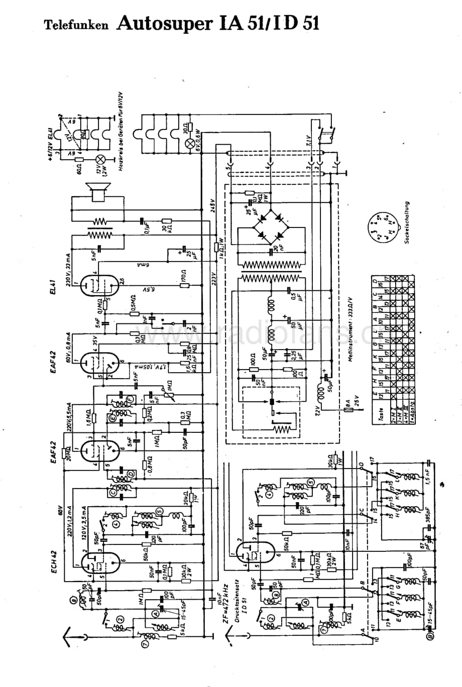 TelefunkenAutoSuperID51维修电路图、原理图.pdf_第1页