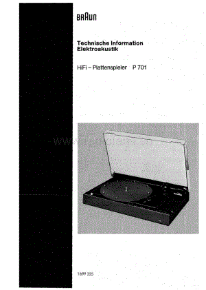 BraunP701ServiceManual电路原理图.pdf