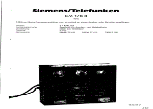 TelefunkenEV176D维修电路图、原理图.pdf