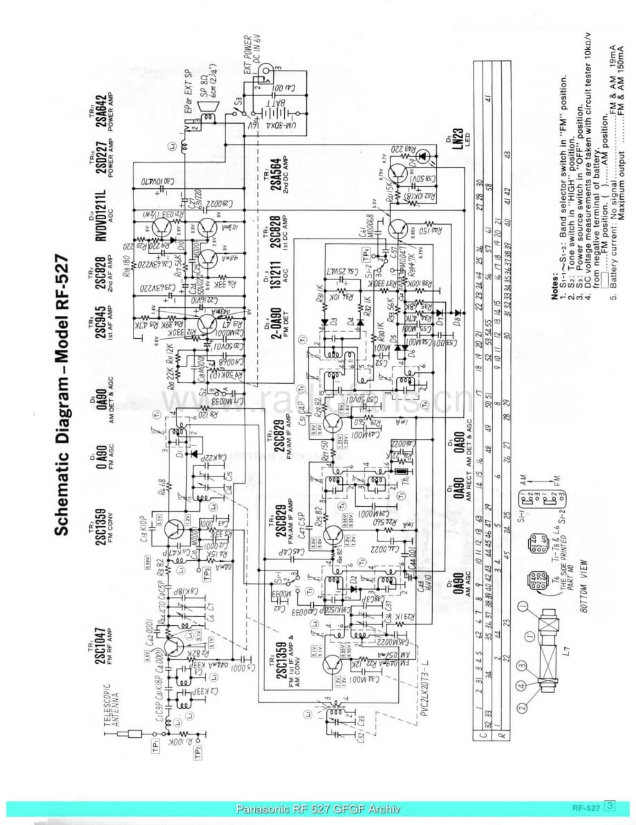 Panasonic_RF-527_sch 电路图 维修原理图.pdf_第2页