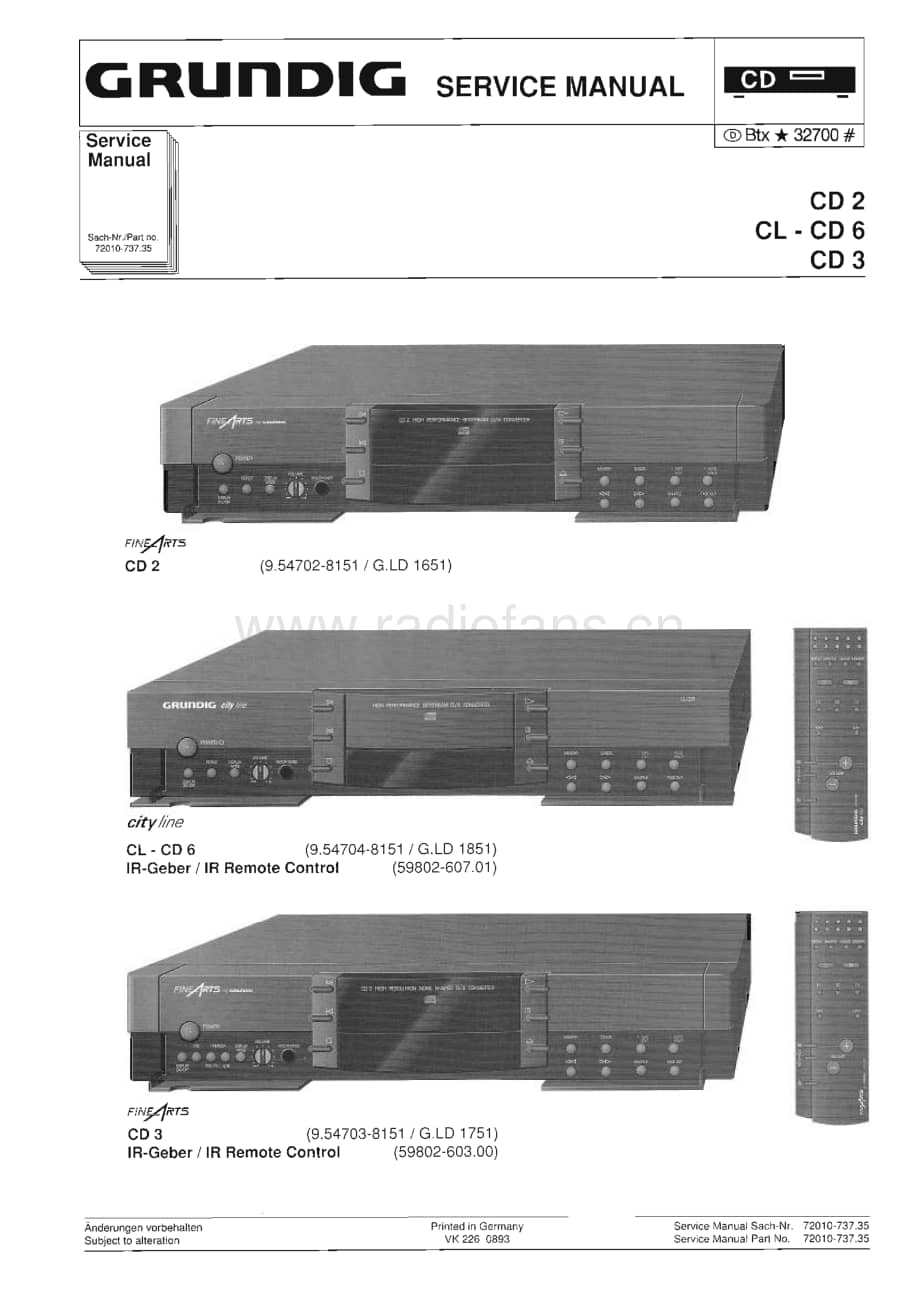 GrundigCD3 维修电路图、原理图.pdf_第1页