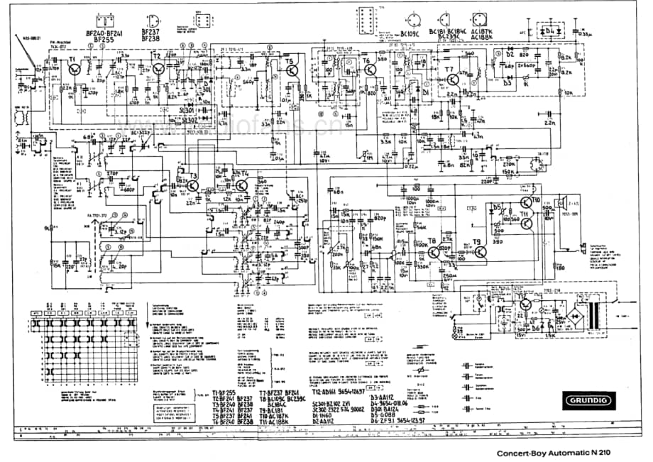 GrundigConcertBoy210Schematic 维修电路图、原理图.pdf_第1页