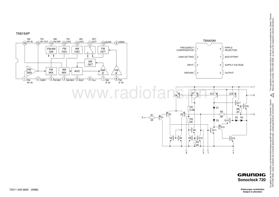 GrundigSonoclock720 维修电路图、原理图.pdf_第2页
