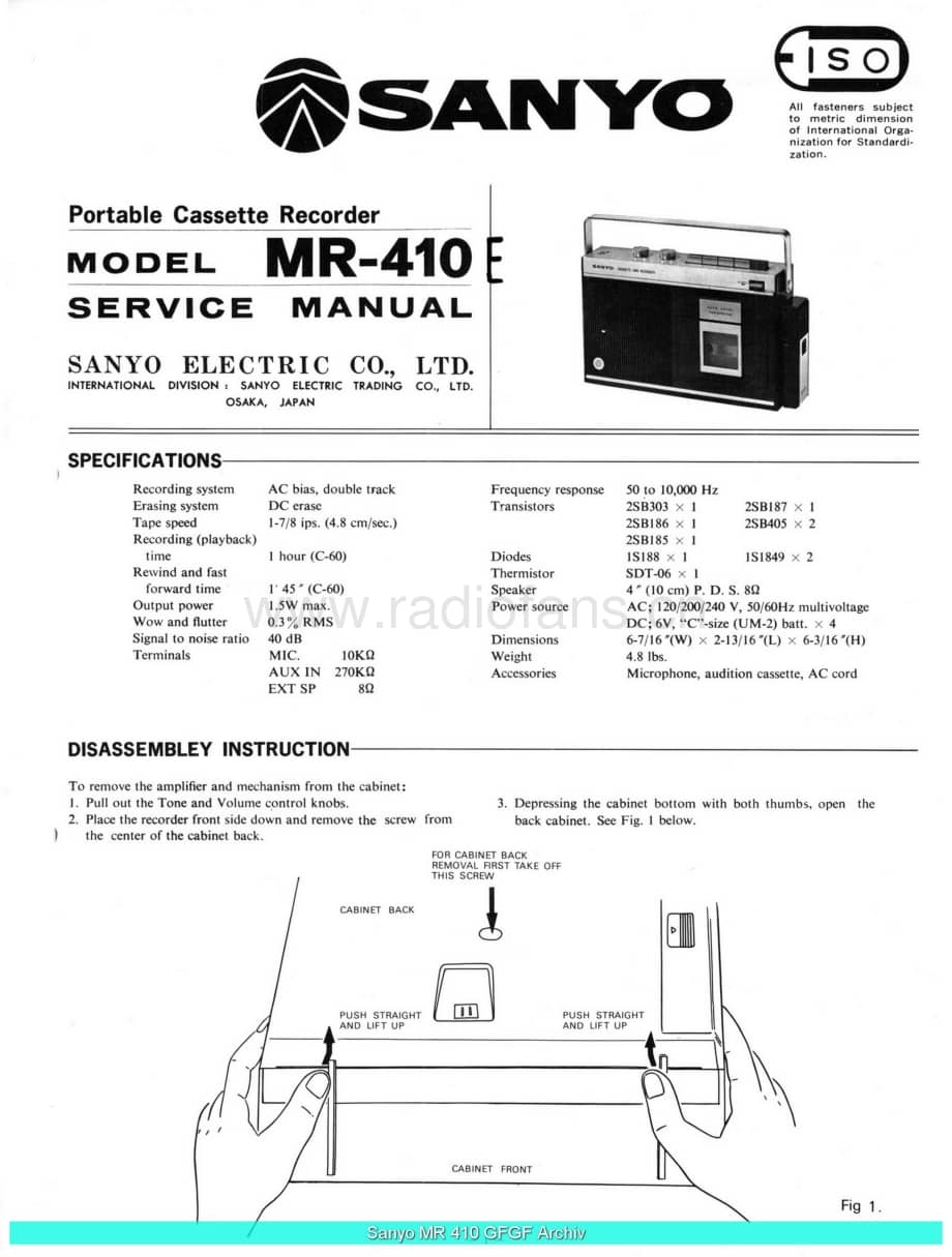 Sanyo_MR410_sch 电路图 维修原理图.pdf_第1页