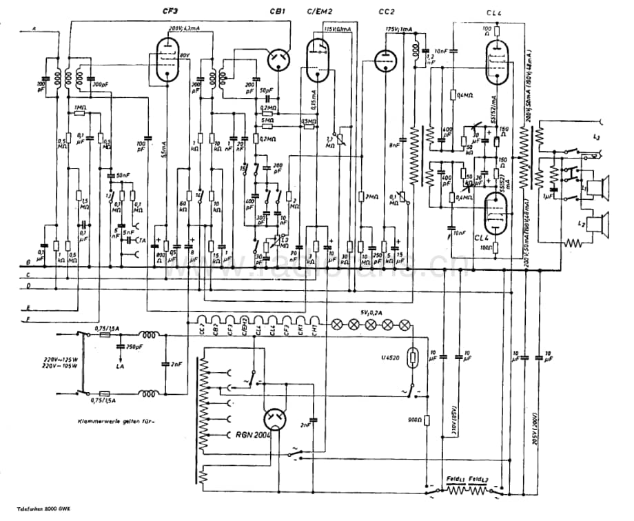 Telefunken8000维修电路图、原理图.pdf_第2页