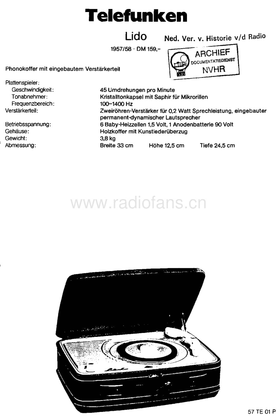 Telefunken_Lido 维修电路图 原理图.pdf_第1页