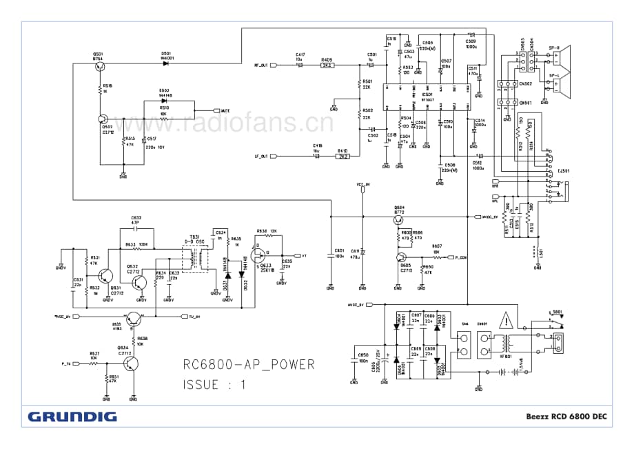 GrundigBEEZZRCD6800 维修电路图、原理图.pdf_第2页
