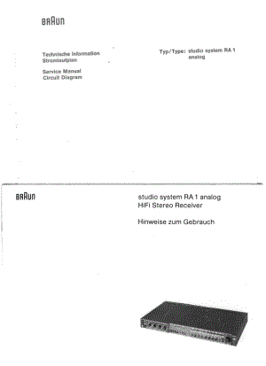 BraunRA1ServiceManual2电路原理图.pdf