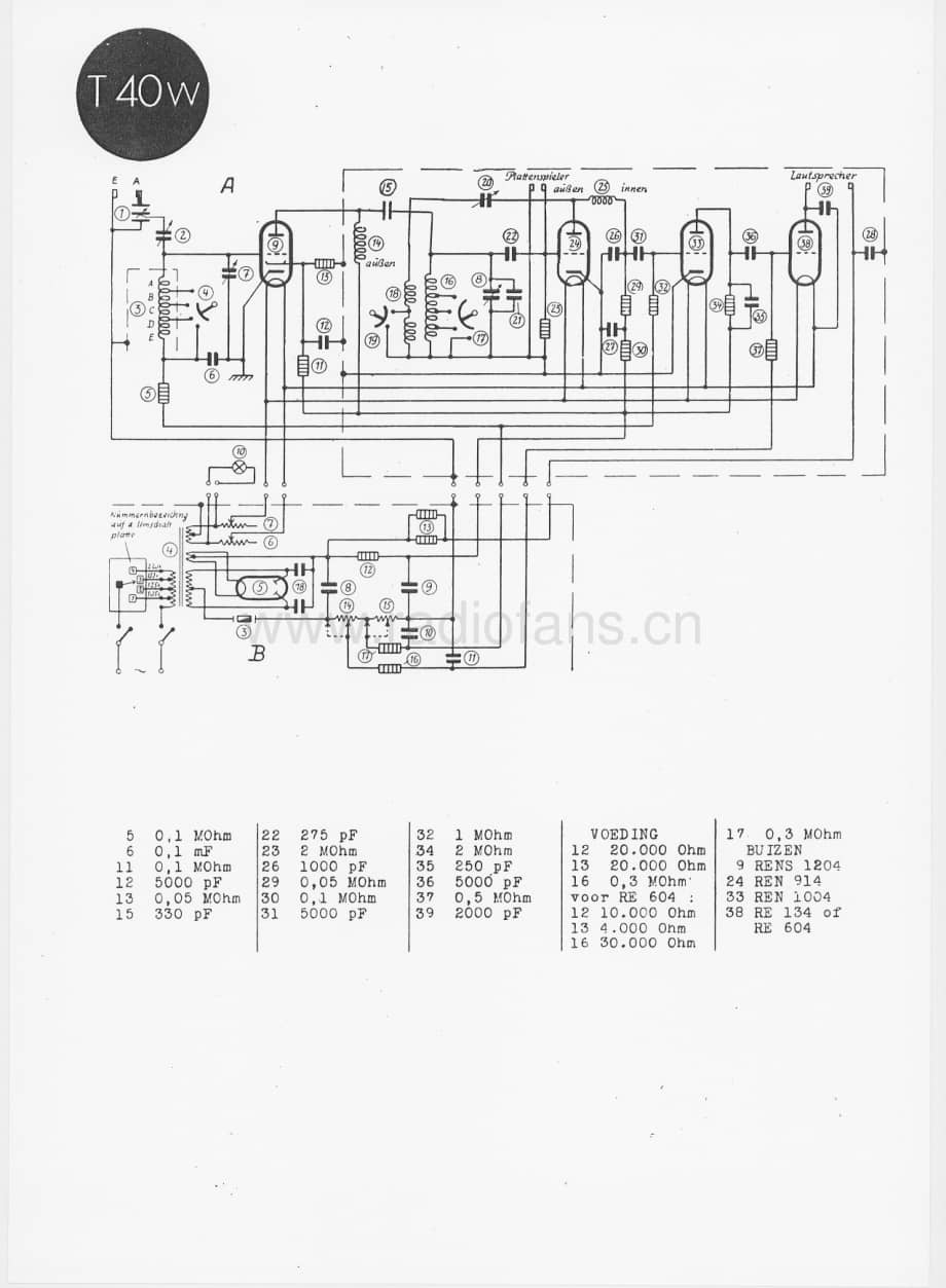 TelefunkenT40W维修电路图、原理图.pdf_第1页