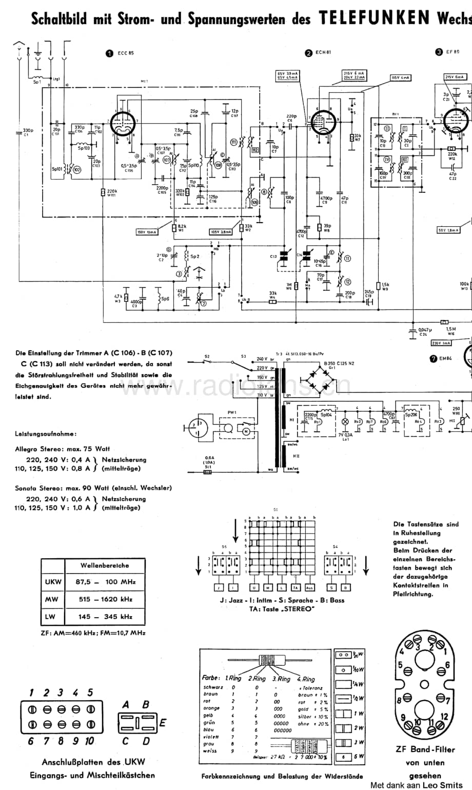 TelefunkenAllegro2082维修电路图、原理图.pdf_第1页