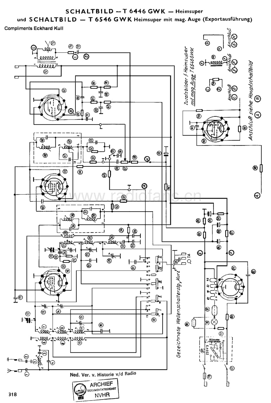 Telefunken_6446GWK 维修电路图 原理图.pdf_第1页