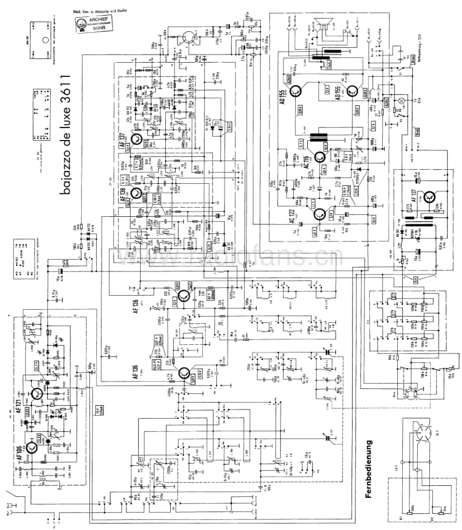 Telefunken_3611 维修电路图 原理图.pdf_第1页