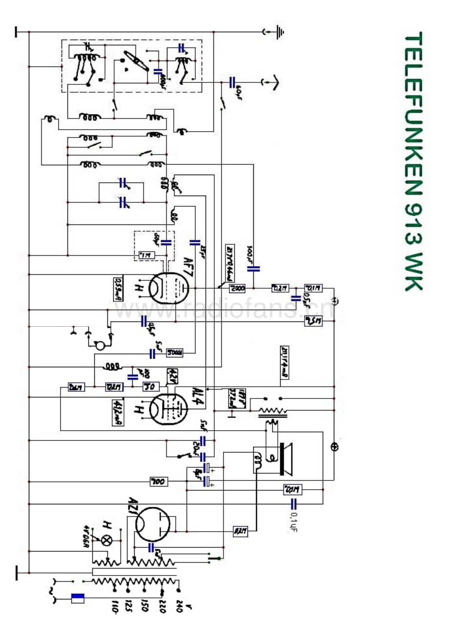 Telefunken913WK维修电路图、原理图.pdf_第1页