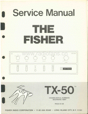 FisherTX50ServiceManual 电路原理图.pdf