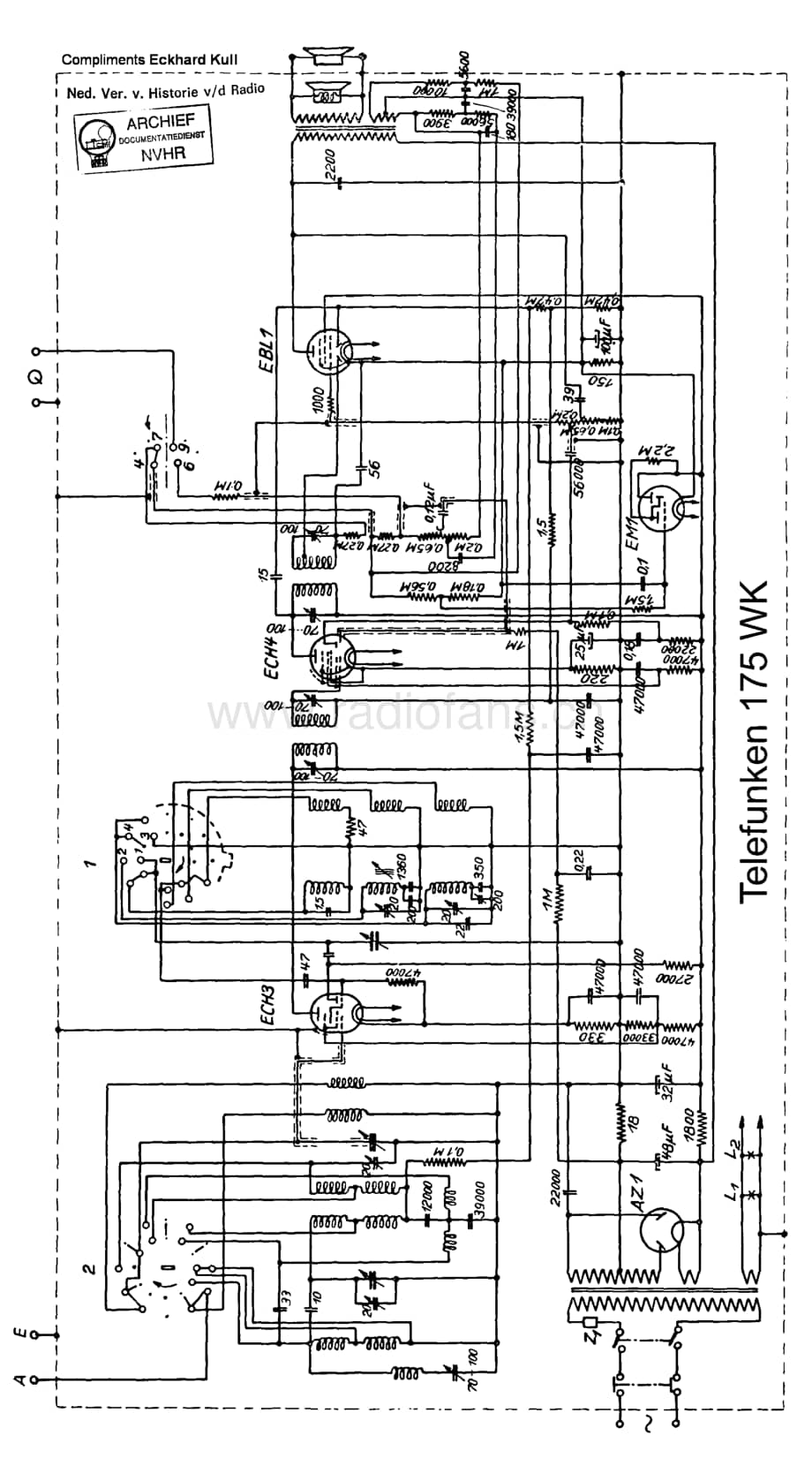 Telefunken_175WK 维修电路图 原理图.pdf_第1页