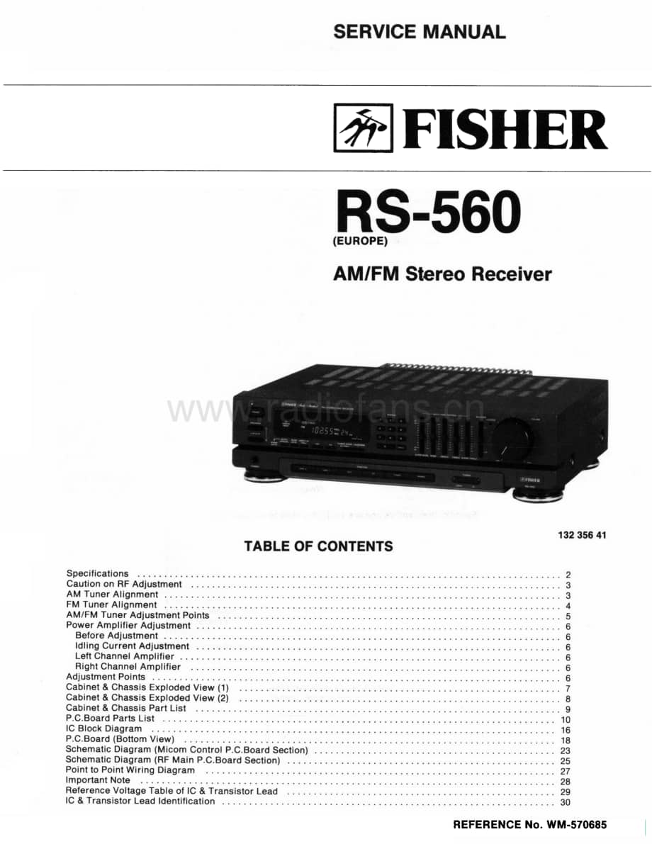 FisherRS560Schematic电路原理图 维修电路图 原理图.pdf_第1页