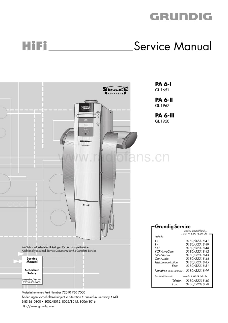 GrundigMV4PA6 维修电路图、原理图.pdf_第1页