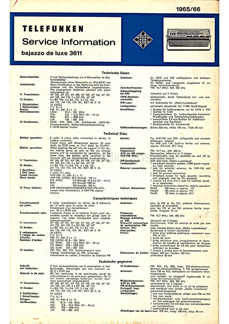 TelefunkenBajazzoLuxe3611维修电路图、原理图.pdf_第1页