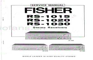 FisherRS1030ServiceManual 电路原理图.pdf