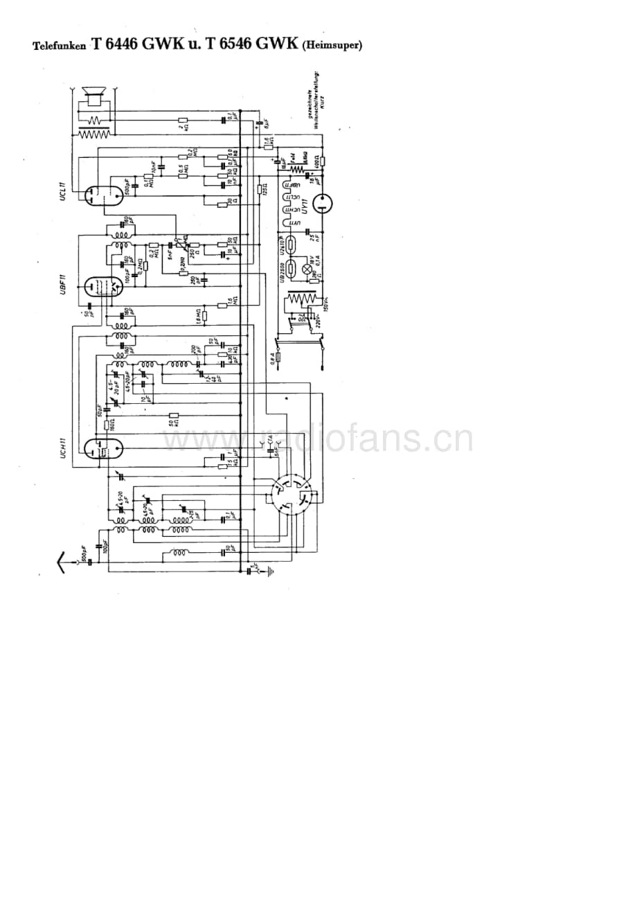 TelefunkenT6446GWK维修电路图、原理图.pdf_第1页