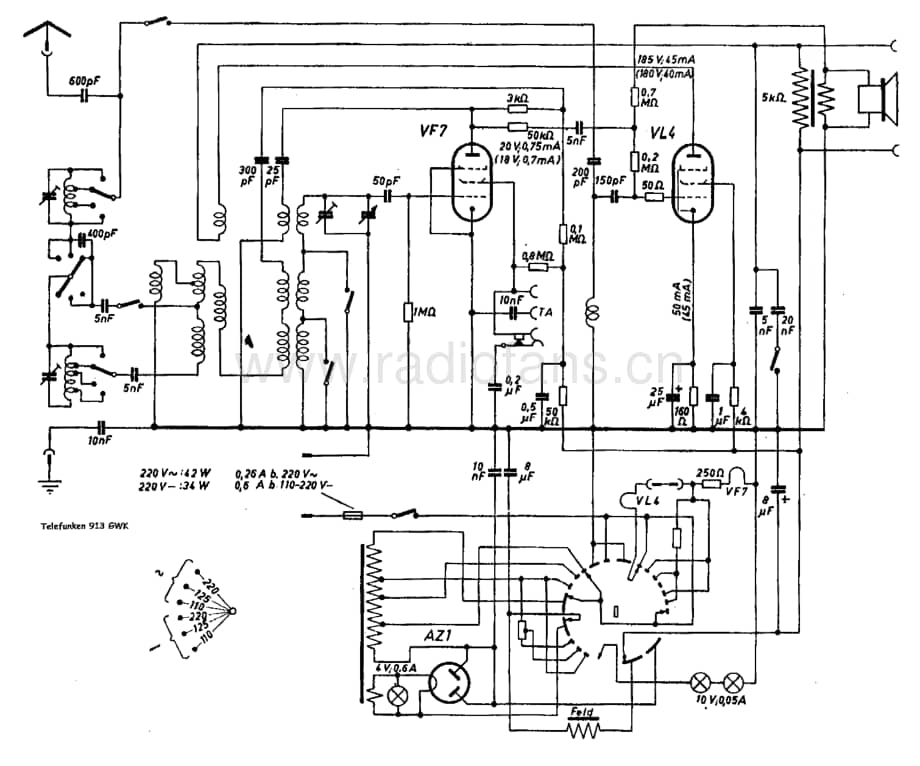 Telefunken913维修电路图、原理图.pdf_第1页