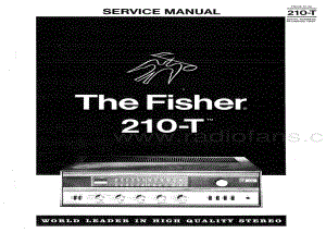 Fisher210TServiceManual 电路原理图.pdf