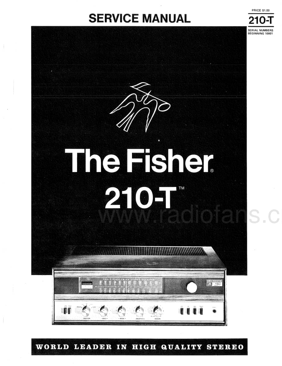 Fisher210TServiceManual 电路原理图.pdf_第1页