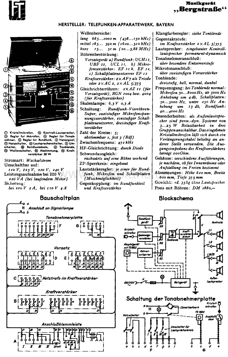 Telefunken_Bergstrasse 维修电路图 原理图.pdf_第1页