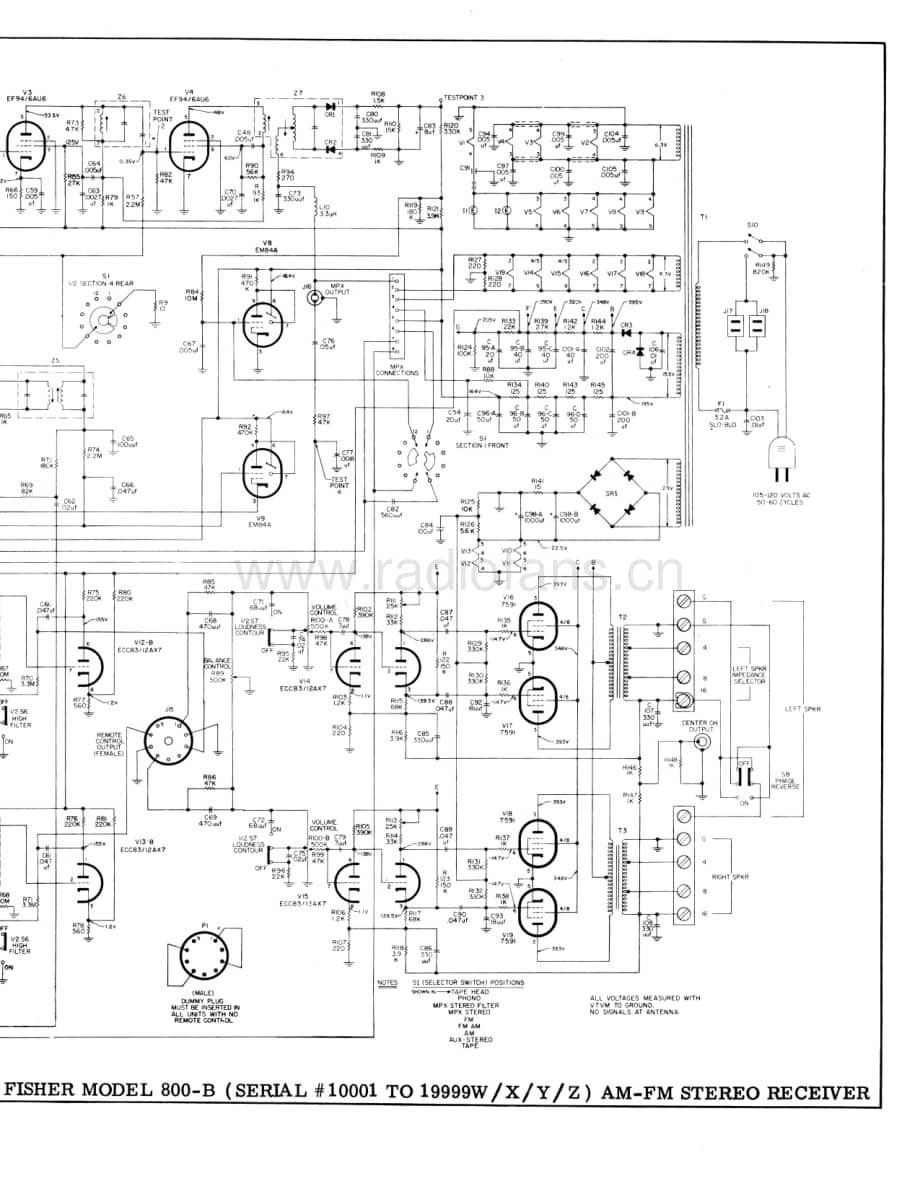 Fisher800BSchematic电路原理图 维修电路图 原理图.pdf_第2页