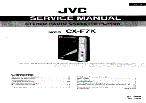 JVC cx-F7K 电路图 维修原理图.pdf