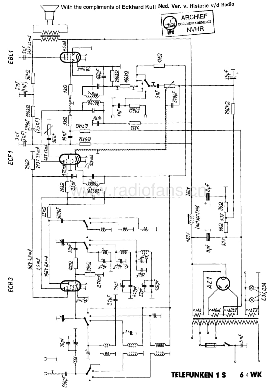 Telefunken1S65WK维修电路图、原理图.pdf_第1页