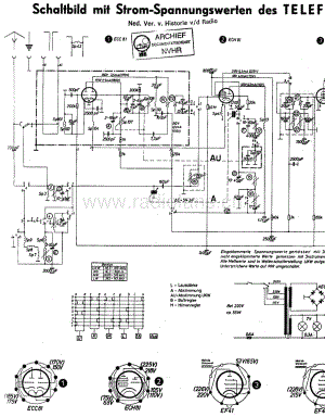 Telefunken_Concertino53W 维修电路图 原理图.pdf